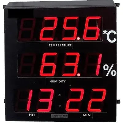 Temperature & Humidity Indicator Clock